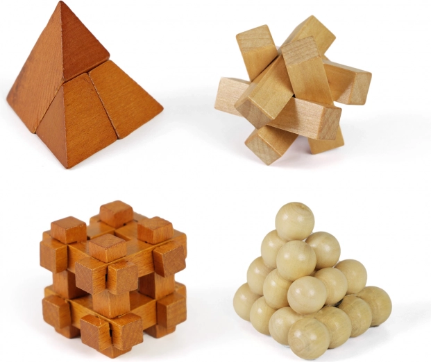 Mini houten puzzel