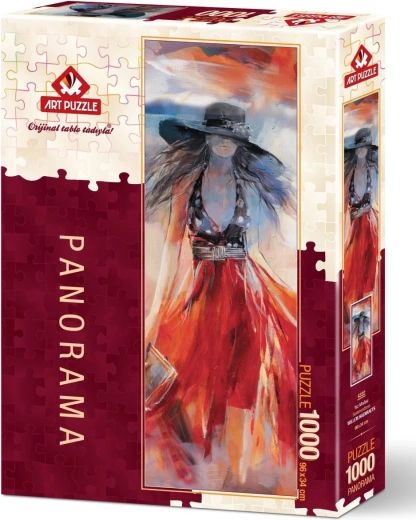 ART PUZZLE vertikalna sestavljanka Poletna obleka 1000 koščkov