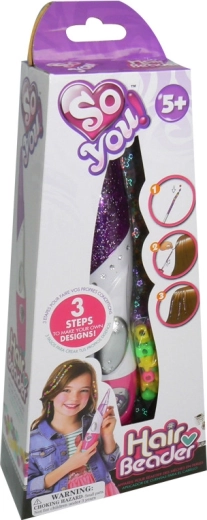 Tasia zestaw do zaplatania włosów z koralikami