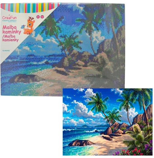 Peinture diamantée Naufragé 30 × 40 cm