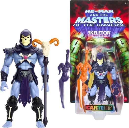 Masters of the Universe figur Skeletor 14 cm med tilbehør
