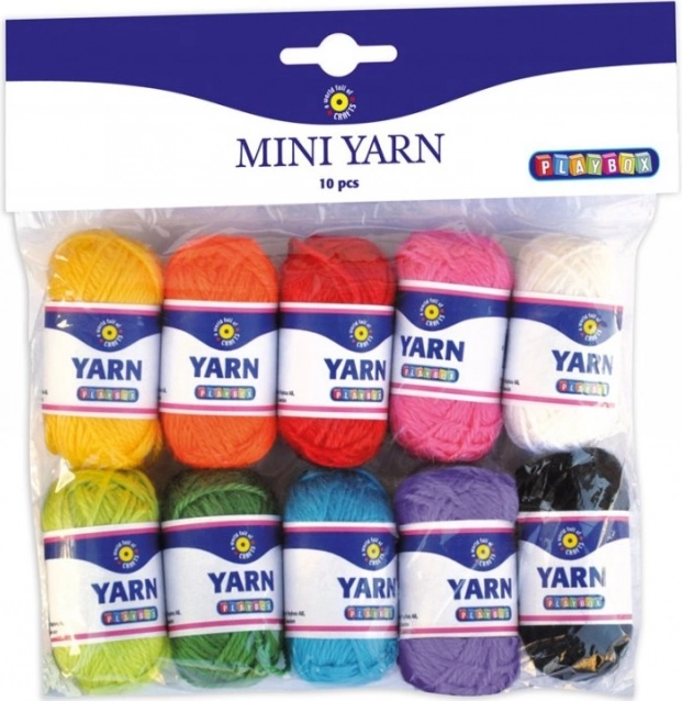 Playbox mini yarn – set of 10 colors