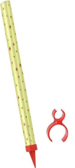 Golden party fountain with bottle holder 70 seconds 25 cm