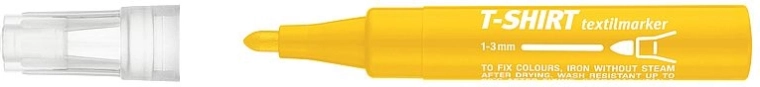 Pennarello per tessuti ICO giallo