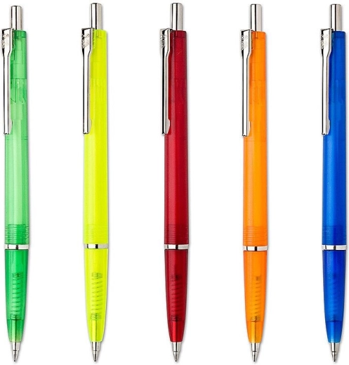 Stylo-bille ICO Silver Ice, couleurs assorties