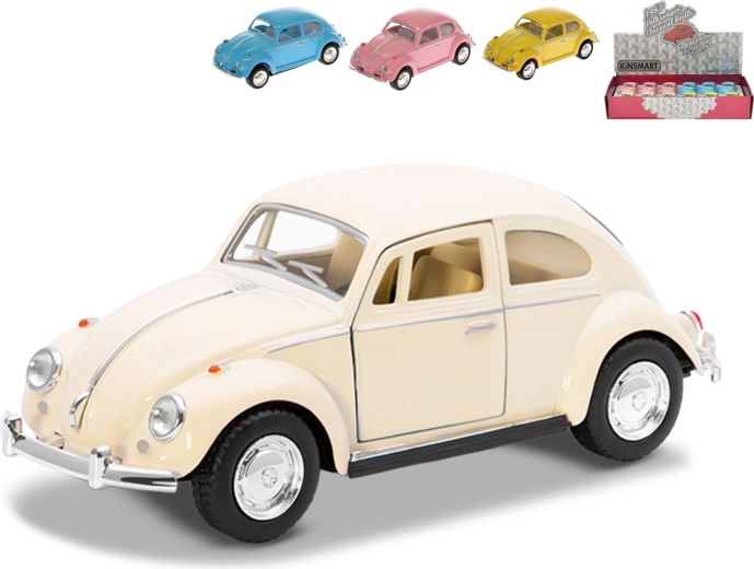 Kinsmart Volkswagen Beetle 1967 metalni model 1:64 s povratnim pogonom