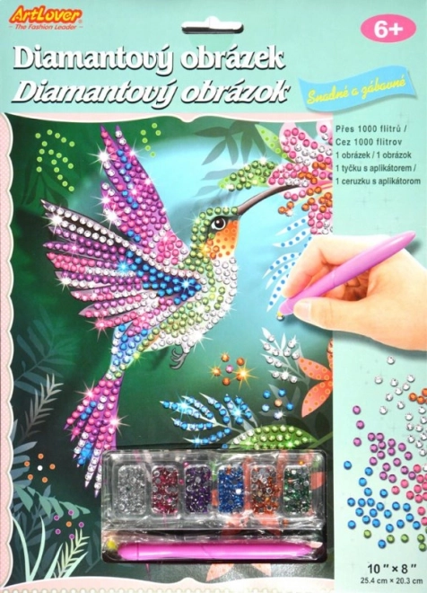 Diamond painting with accessories