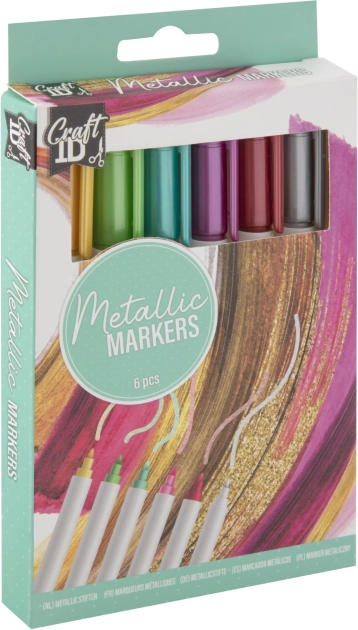 Pennarelli metallici 6 pz