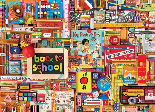 Back to School Puzzle 1000 Pieces by COBBLE HILL