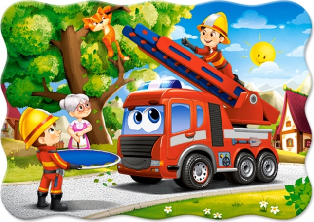 Firefighters to the Rescue puzzle, 30 pieces