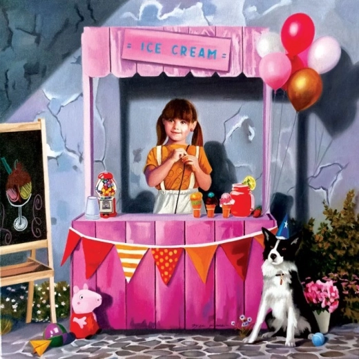 Magnolia ice cream puzzle 1023 pieces