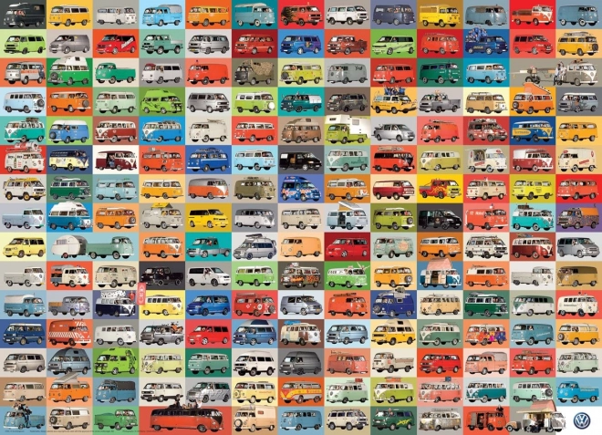 EUROGRAPHICS Puzzle VW Groovy Bus – 1000 pieces