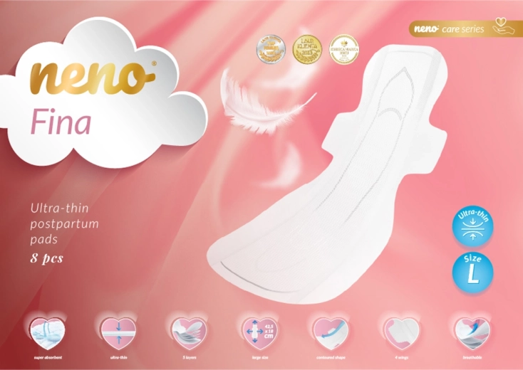 Neno postpartum pads ultra-thin Fina, 8 pcs