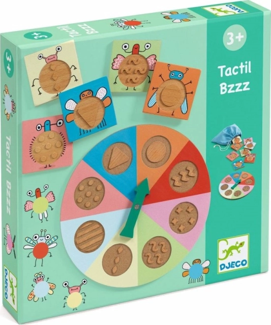 Djeco Jeu en Bois Tactile Bzzz