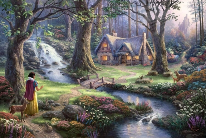 Puzzle Snow White and the Seven Dwarfs Cottage 1000 pieces