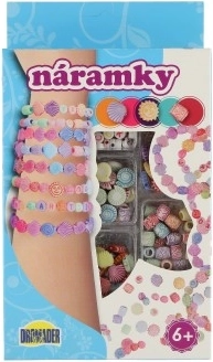 creative plastic bead bracelet kit in a box