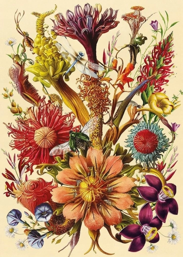 Puzzle Flowers Fairy Bouquet 1000 Pieces