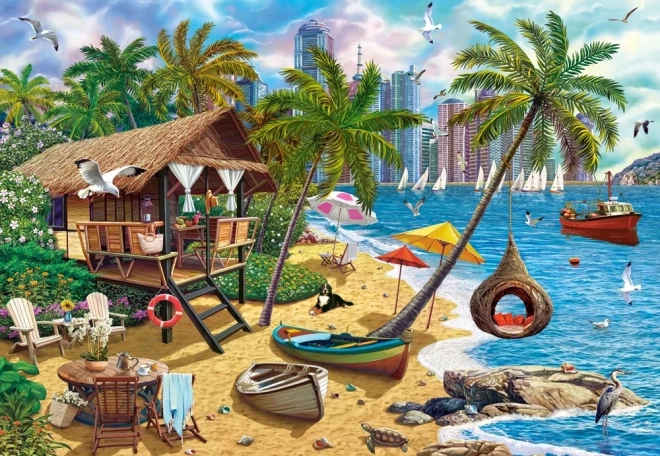 Puzzle Summer in the City 1000 pieces CASTORLAND