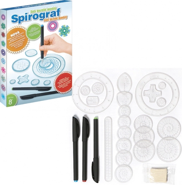 Spirographe deluxe – coffret pour le dessin créatif