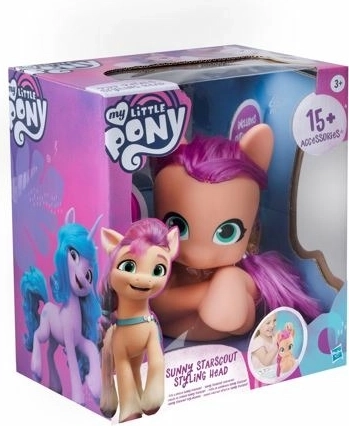 Sunny Starscout – głowa do stylizacji z akcesoriami My Little Pony od Hasbro