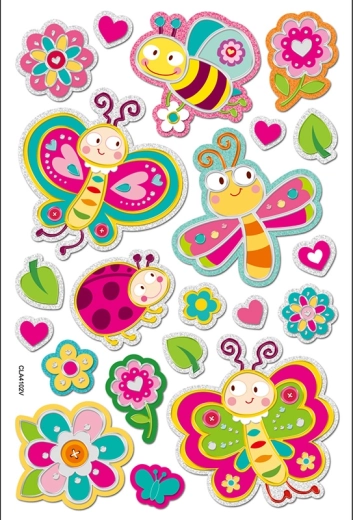 Butterfly Stickers 21 pcs Sparkys