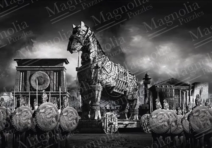 Puzzel Val van Troje 1000 stukjes