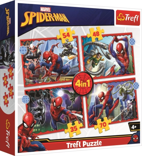 Sestavljanka 4v1 Herojski Spider-Man