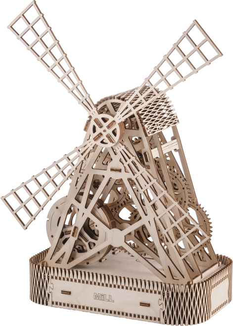 Puzzle 3D en bois Moulin