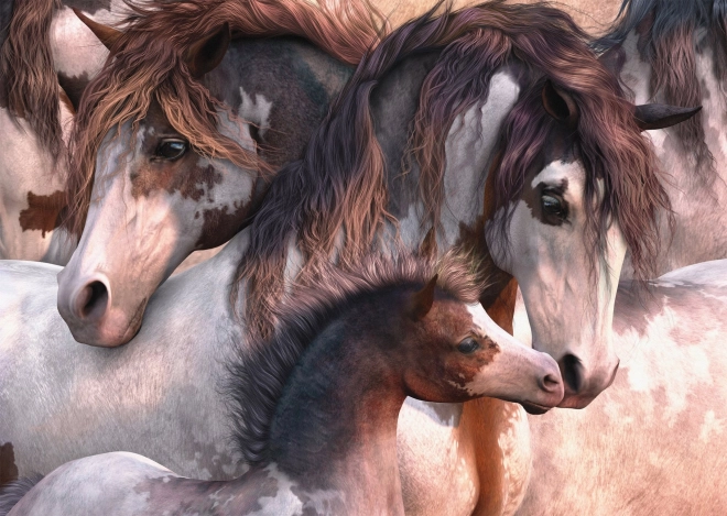 Puzzle Schmidt Horses Pinto 1000 pieces