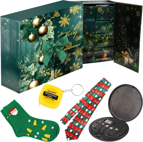 Adventni koledar za moške 2025 ISO Trade – 24 daril