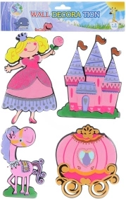 Foam Wall Decoration with Princess Theme