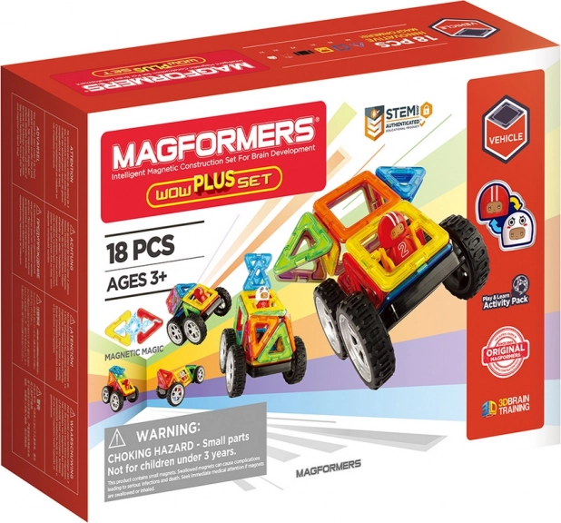 MAGFORMERS Wow Starter PLUS 18 pieces