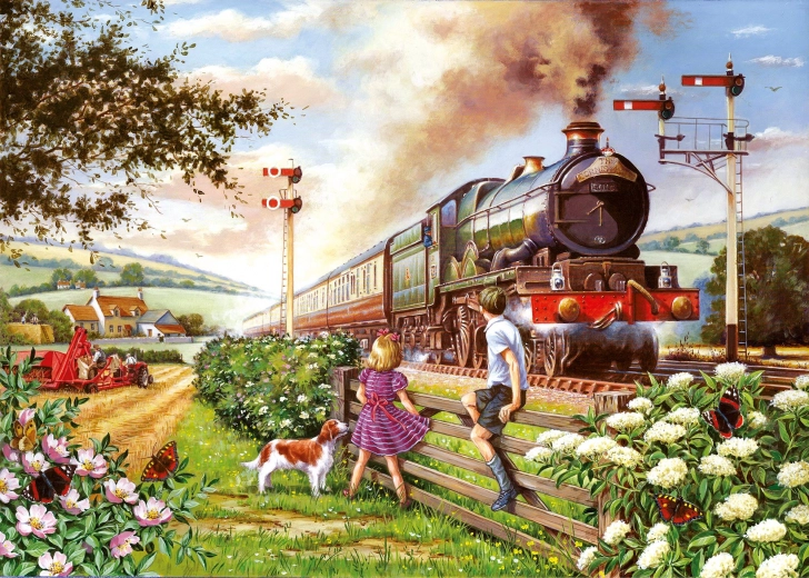Puzzle Railway Children 1000 Pieces