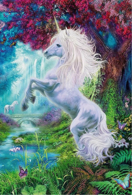 Puzzle Unicorno nel Giardino Incantato 60 pezzi