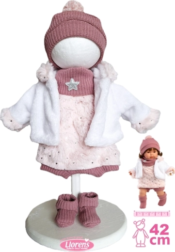 Llorens vestitini per bambola 42 cm – set invernale 6 pezzi