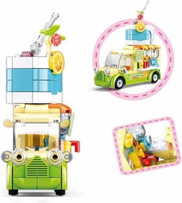 Smoothie wagen bouwset Sluban Girls Dream