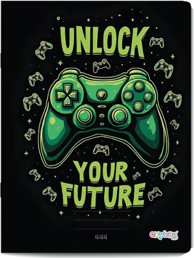 Cahier A4 Gamer ligné 40 feuilles