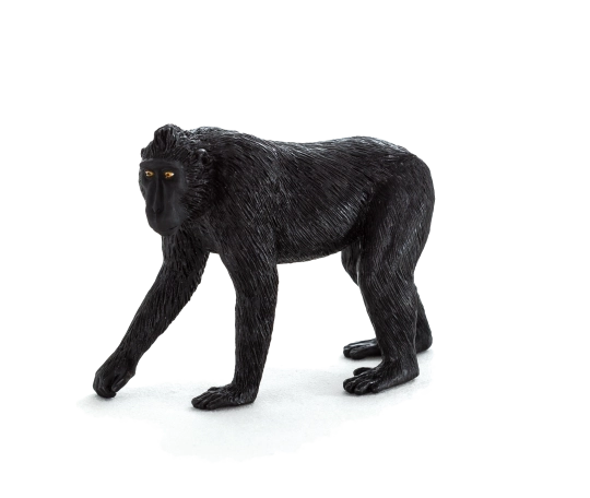 Mojo statuina di macaco crestato – misura media