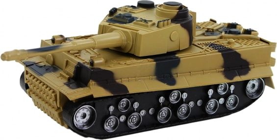 Military Tank 1:32 with Sound and Light, Friction Drive