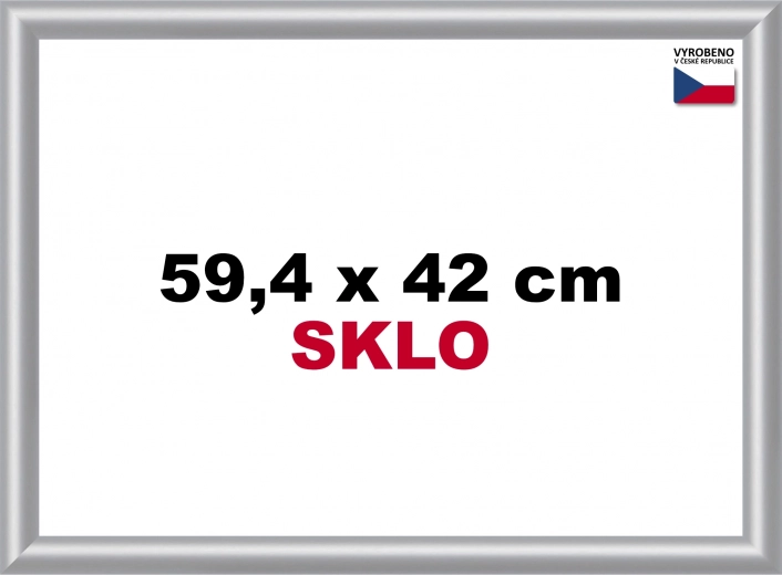 Plastic Frame for Puzzle A2 Silver