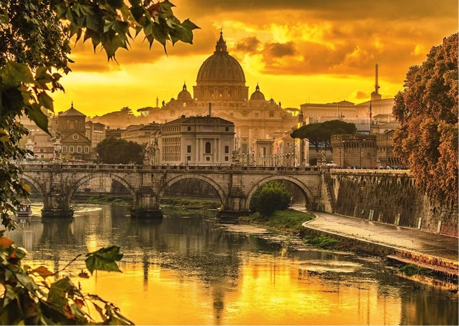 Puzzle Golden Light over Rome 1000 Pieces