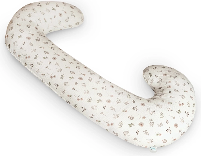 Ceba amme- og graviditetspude Cebuśka Duo musselin Small Twigs 300 cm