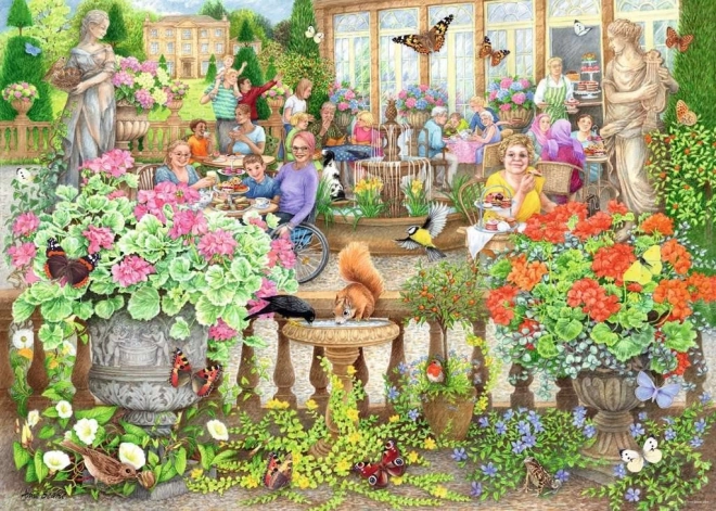 Ravensburger puzzel Oranjerie-café 1000 stukjes