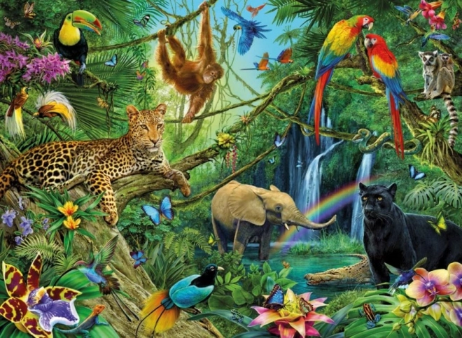 Puzzle Animals in the Jungle 200 pieces by Ravensburger