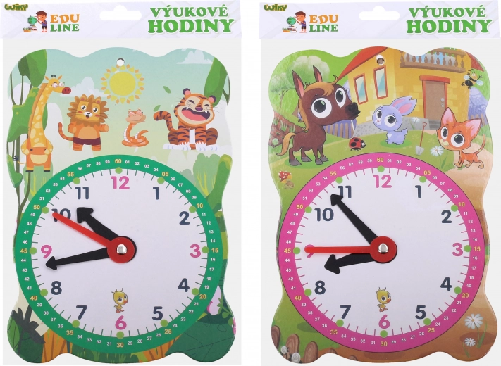 Educational Paper Clock – 2 Designs