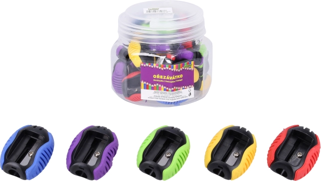 Temperamatite a foro singolo 3,3 × 2 × 4 cm, mix di colori