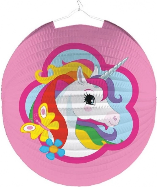 Lantern with Unicorn Motif