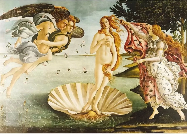 Interdruk Puzzle Art: Rojstvo Venere 1000 koščkov