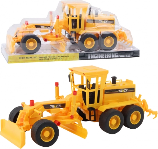 Grader – manual construction vehicle, yellow