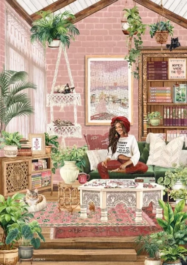 Puzzel Mijn kamer 1000 stukjes